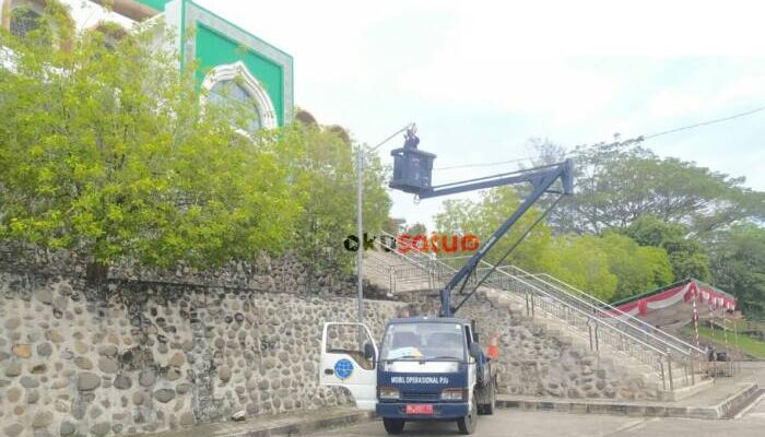 Delapan Lampu Penerangan di Islamic Center Diperbaiki, Pelepasan CJH OKU Nyaman