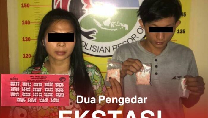 Simpan 190 Butir Ekstasi, Dua Pengedar Mendekam di Polres OKU