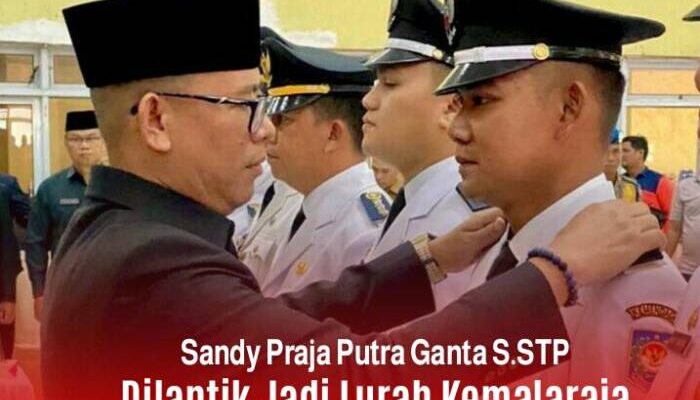 Pasca Di Lantik Jadi Lurah, Sandy Praja Akan Lakukan Ini