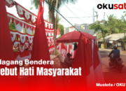 Pedagang Bendera Berlomba Rebut Hati Masyarakat, Pedagang : Di jamin tidak luntur