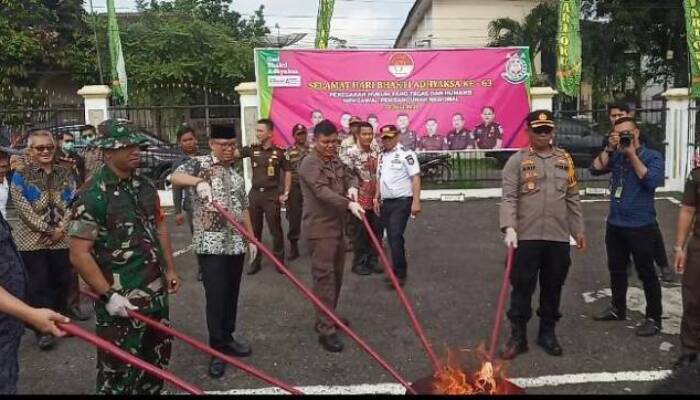 Tekan Peredaran.  Sosialisasi bahaya Narkoba Hingga ke SD