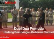 “Duel” Dua Pemuda Hadang Rombongan Gubernur Sumsel