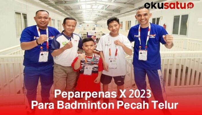 Para Badminton Pecah Telur di Peparpenas X di Palembang