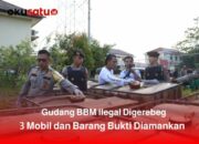 Gudang BBM Ilegal Digerebeg, 3 Mobil Diangkut