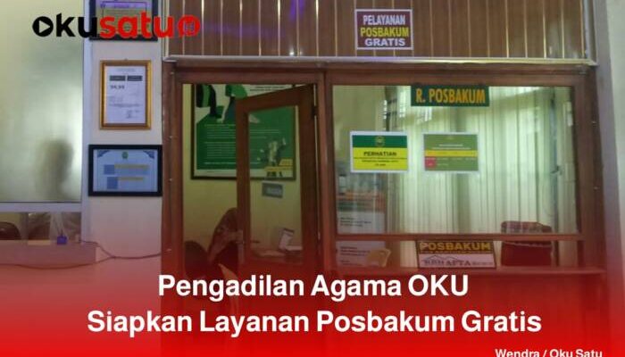 Layanan Posbakum Pengadilan Agama OKU, Syarat Mudah Khusus Warga Kurang Mampu