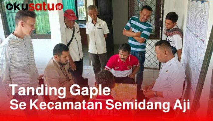 Tanding Gaple se Kecamatan, Aturannya Standar Nasional