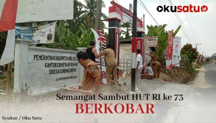 Kobaran Semangat Camat Buay Rawan Sambut HUT RI, Warga : Camat kami memang hebat