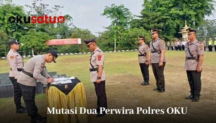 Dua Perwira Polres OKU Dimutasi ke Polda Sumsel