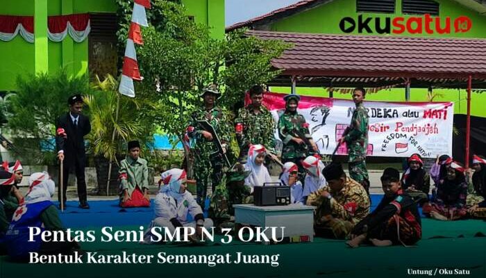 Pentas Seni SMP N 3 OKU Membentuk Karakter Semangat Juang 