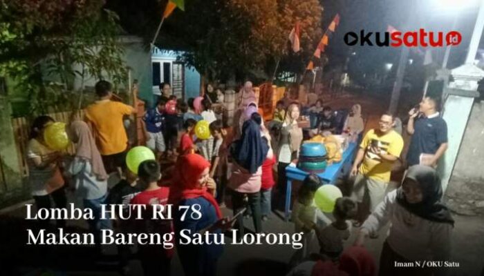 Makan Bareng Satu Lorong, Begini Serunya Semarak HUT RI 78 Lr Boster