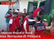 Dua Mantan Pegawai Bank di Lahat Menua Bersama di Penjara