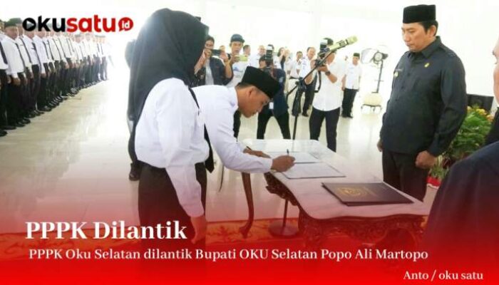 PPPK Guru Dilantik, Bupati Oku Selatan Beri Pesan tegas