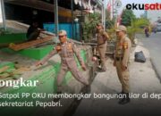 Bangunan Liar Depan Pepabri Suska Dirobohkan Bersama Pemiliknya