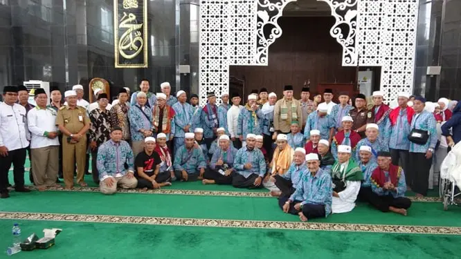 Kedatangan Jamaah Haji OKU Selatan Di Sambut Sekda