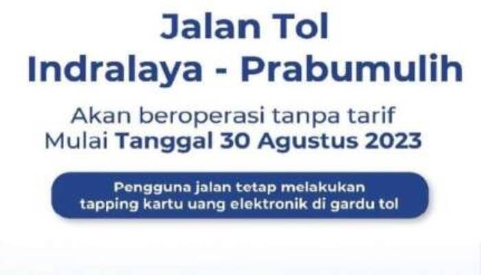 Tanpa Tarif, Besok Jalan Tol Prabumulih-Indralaya Dibuka