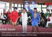 Sambo Oku Selatan Sabet Dua Emas, Hari Pertama Tanding