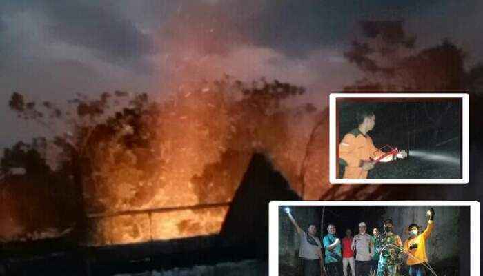 Lahan Terbakar Dekat Pemukiman, Warga Satu Komplek Perumahan Dicekam Kecemasan