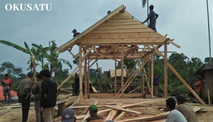 Pasca Ditimpa Pohon, Rumah Sumantri Dibangun Kembali, Bahannya dari Pohon yang Merusak Rumahnya