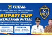 Kejuaraan Futsal Bupati Cup Tahun 2023, Rekrut Peserta dari Jenjang SD