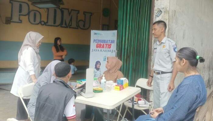 Buka Stand Pengobatan Gratis di Loket DMJ, Begini Tujuan PT Jasa Raharja Baturaja