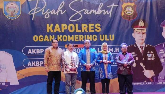 Kepala PT Jasa Raharja Perwakilan Baturaja Hadiri Pisah Sambut Kapolres OKU