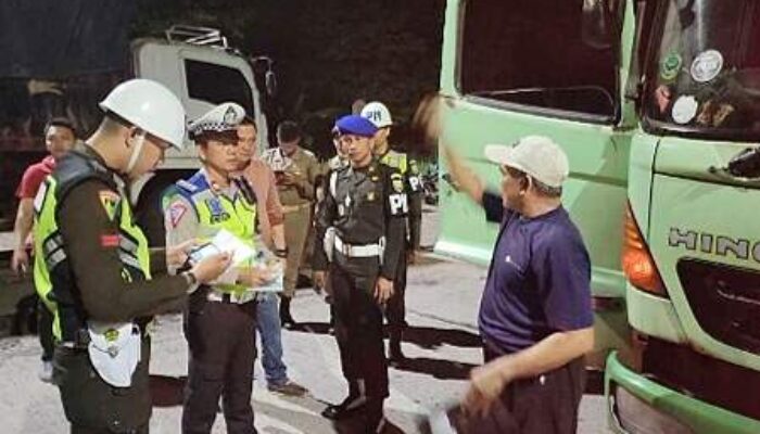 Empat Kendaraan Ditilang Tim Gabungan