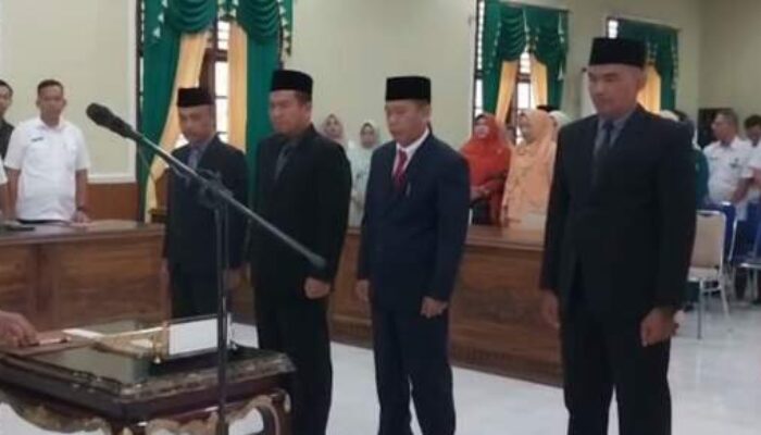 Lantik 5 Pejabat di OKU, Dua Jabatan Masih Kosong