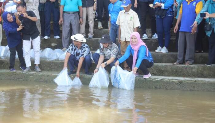 Ratusan Ribu Benih Ikan Dilepas ke Sungai Ogan, Kini Jumlah Koleksinya Gak Kehitung