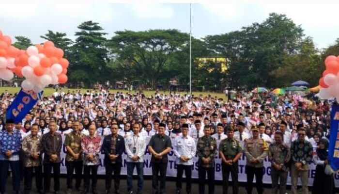 Pelantikan PPPK OKU Diwarnai Joget Ria Ribuan Peserta