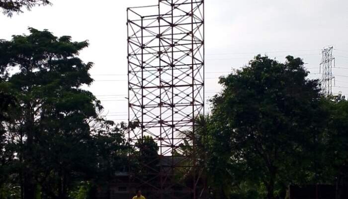 Tower Panjat Akan Dibongkar, Lama Terbengkalai Hanya jadi Tempat Jemur Pakaian