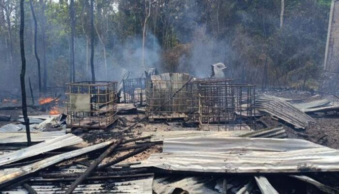 Kebakaran, Gudang Minyak Dilalap Api