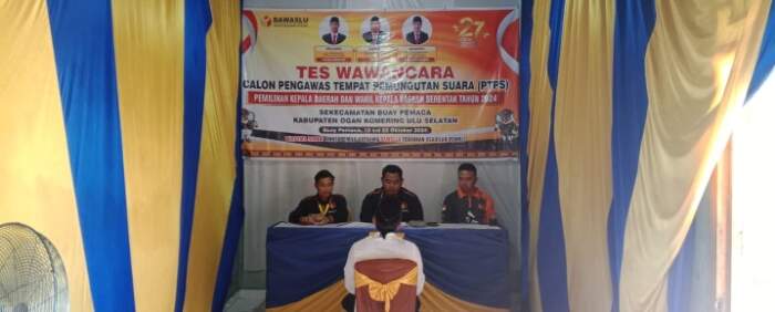 Rekrutmen PTPS Rampung, Bawascam Buay Pemaca Tekankan Ini