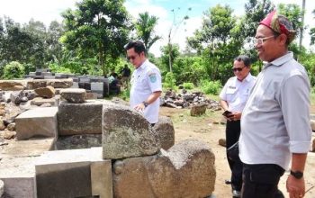 Situs Candi Jepara OKU Selatan Dipugar, Kades Jepara : Warga Tahunya Candi Kebayan