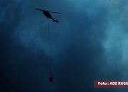 Helikopter di Sumsel mulai ditarik BNPB seiring berakhirnya musim kemarau yang menimbulkan kasus Karhutlah di Sumsel. Foto : Ade Rusuh for OKUSATU.id