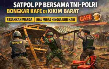 Cafe di Kikim Barat Dibongkar, Warga Sebut Picu Keributan dan Rusak Moral
