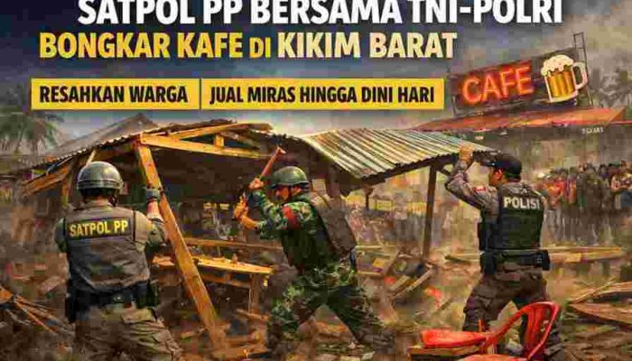 Cafe di Kikim Barat Dibongkar, Warga Sebut Picu Keributan dan Rusak Moral