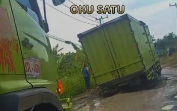 “Gajah Bengkak” Kembali Lindas Jalan Cor Beton