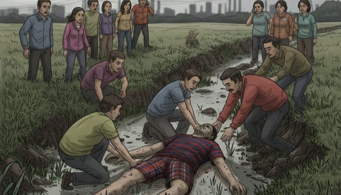 Warga Batukuning Temukan Mayat Dalam Parit