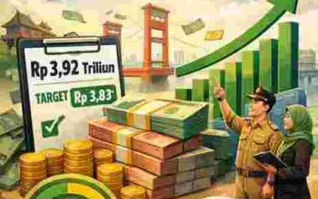 Pajak Daerah Sumsel 2025 Lampaui Target