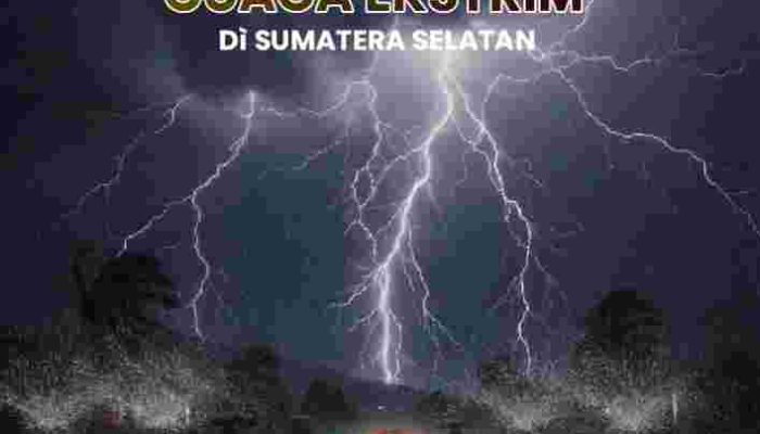 Awan Tebal dan Hujan Ringan Dominasi Sumsel, Tujuh Wilayah Waspada