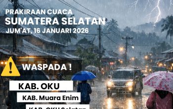 Cuaca Ekstrim Ancaman bagi Tiga Wilayah Ini dì Sumsel