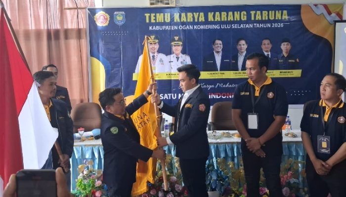 M Prima Akbar, SH Nakhodai Ketua Karang Taruna Kabupaten Oku Selatan