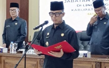Sembilan Kepala Dinas dan Enam Kepsek dì OKU Dilantik, Konon Siang Ini