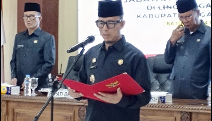 Sembilan Kepala Dinas dan Enam Kepsek dì OKU Dilantik, Konon Siang Ini