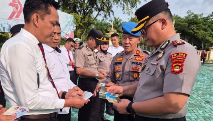 Minimalisir Pelanggaran Personil Polres OKU, Gaktibplin Sasar Seluruh Anggota