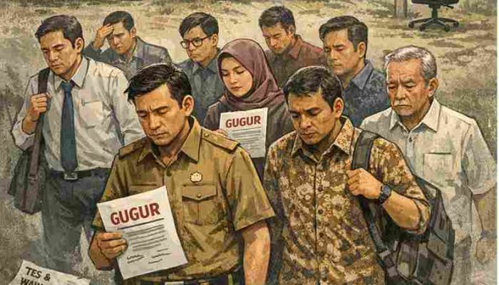 Tersingkir di 3 Besar, Belasan Peserta Gagal Jadi Kepala Dinas