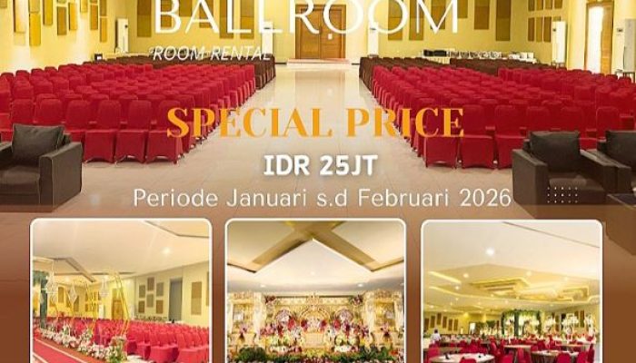 Promo Sewa Grand Jati Ballroom BIL Hotel Baturaja