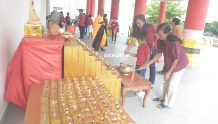 Imlek di Kabupaten OKU, Samanera Erwin : Semoga Ekonomi Indonesia Lebih Baik