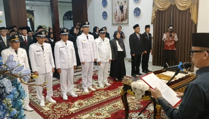 Ini Daftar Pejabat yang Dilantik Bupati OKU H Teddy 