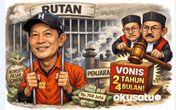 Mantan Wali Kota Palembang Harnojoyo divonis penjara dalam kasus korupsi pembangunan Pasar Cinde